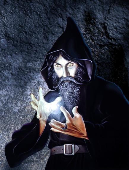 Wizard Pondering his orb